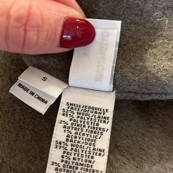 Diane von Furstenberg Jenna Reversible Wool Wrap Coat - Taupe/Oatmeal - Picture 7 of 8